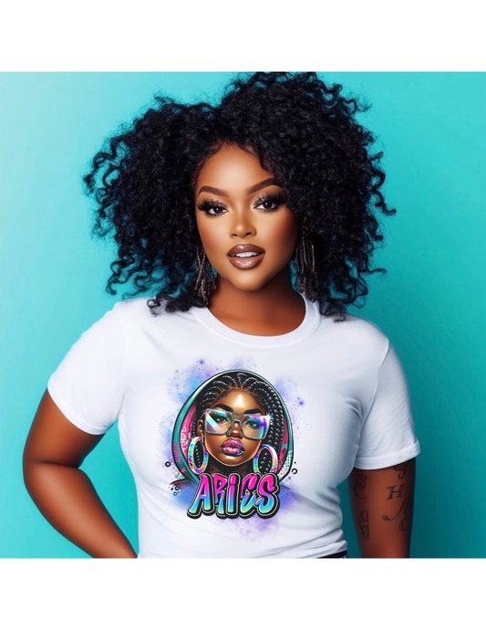 Aries Queen Graphic Tee – Afrocentric Streetwear