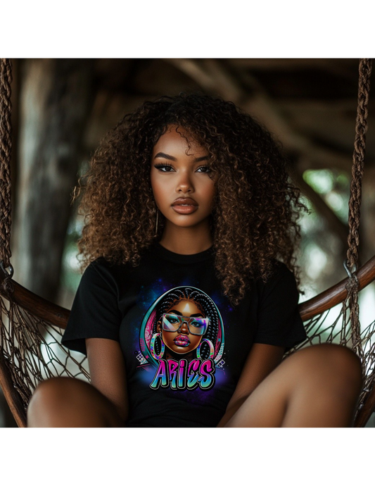 Aries Queen Graphic Tee – Afrocentric Streetwear